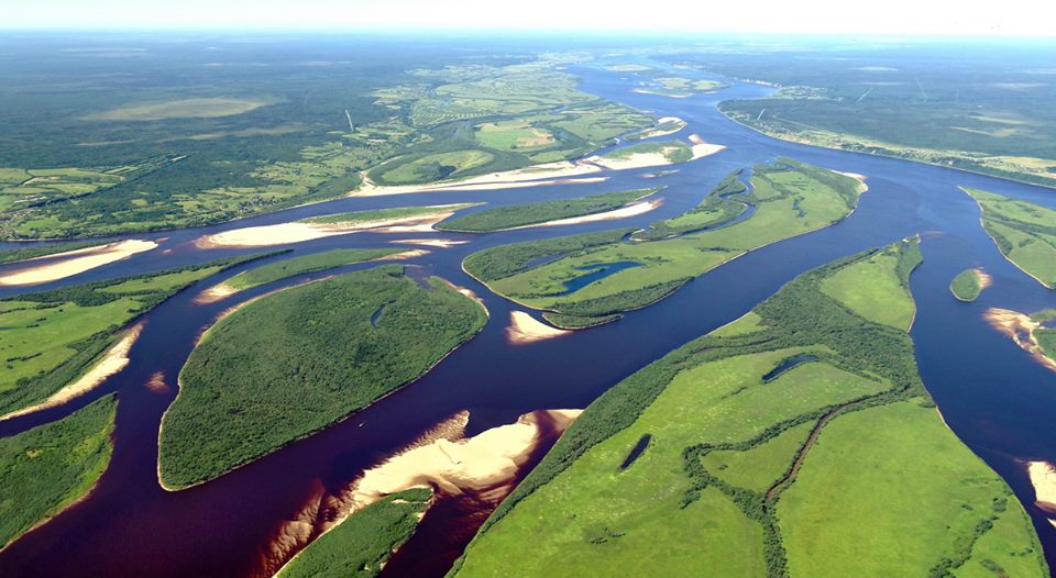 Наибольшая ширина Енисея и Топ-10 самых широких рек России